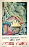 SCAUFLAIRE Exposition Internationale de l'Eau Liège 1939 - Artistes Vivants