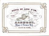 Ostende hôtel du Lion d'Or